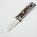 Reate EXO-M Orange/Black Damascus Pattern G-10 & All Satin Tanto