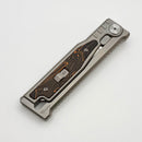Reate EXO-M Orange/Black Damascus Pattern G-10 & All Satin Tanto