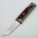 Reate EXO-M Red/Black Damascus Pattern G-10 & All Satin Tanto