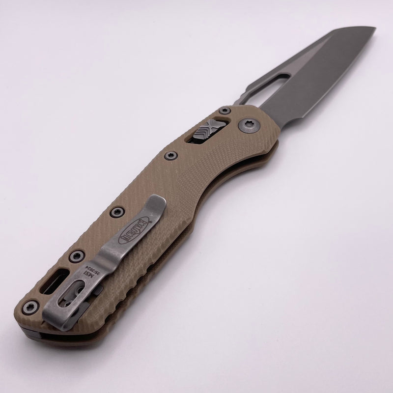 Pre-Owned Microtech Knives MSI RAM LOK Tan Fluted G-10 & Apocalyptic M390MK 210-10APFLGTTA