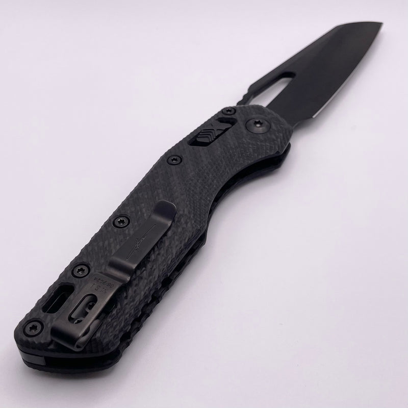 Pre-Owned Microtech Knives MSI RAM LOK Fluted Carbon Fiber & DLC M390MK Signature Series 210-1DLCTFLCFS