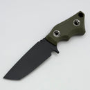 Medford Pro Series Micro Tanto w/ OD Green G10 Handles & DLC 20CV Fixed Blade