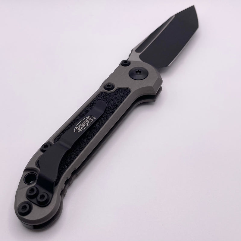 Pre-Owned Microtech Knives LUDT Gen III Black Tanto w/ Natural Clear Handle 1136-1NC