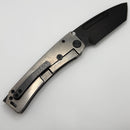Medford Marauder Full Size Tumbled Titanium Handles w/ 0.26" DLC 3V Tanto