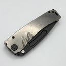 Medford Marauder Full Size Tumbled Titanium Handles w/ 0.26" DLC 3V Tanto