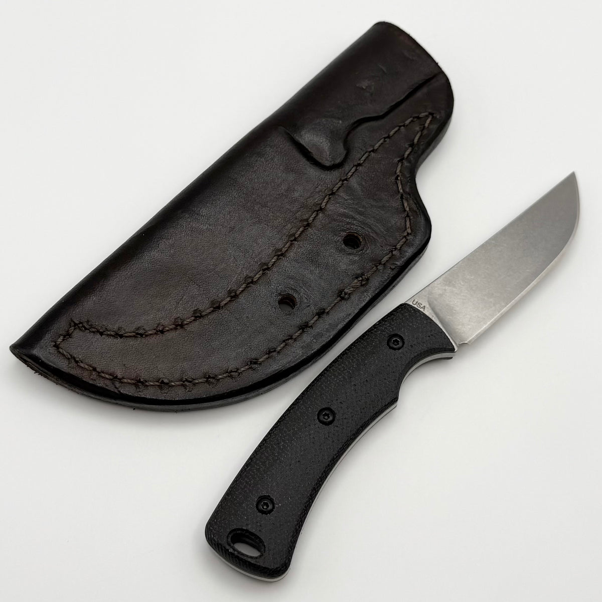 TRM Tagalong Double Black Micarta Handles & MagnaCut