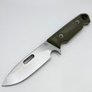 Medford Pro Series STA Sniper w/ OD Green G10 Handles & Tumbled 3V Fixed Blade