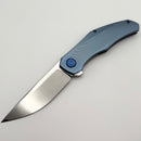 Holt Bladeworks Renegade Liner Lock w/ Titanium Quill Burnished Handles & Stonewashed