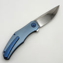 Holt Bladeworks Renegade Liner Lock w/ Titanium Quill Burnished Handles & Stonewashed