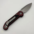 Pre-Owned Microtech Knives LUDT Gen III Stonewash Drop Point w/ Merlot Handle 1135-10MR