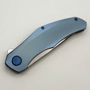 Holt Bladeworks Renegade Liner Lock w/ Titanium Quill Burnished Handles & Stonewashed