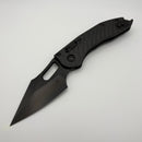 Pre-Owned Microtech Knives Manual Stitch RAM LOK Smooth Carbon Fiber DLC Standard Signature Series 169RL-1DLCTCFS