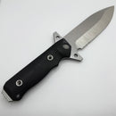 Medford Knife AIO-2 Pro Series Fixed Blade Black G-10 & Tumbled 3V