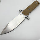 Medford Knife AIO-2 Pro Series Fixed Blade Coyote G-10 & Tumbled 3V
