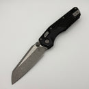 Pre-Owned Microtech MSI RAM LOK Mini Proof Run Black Frag Aluminum Handles w/ Apocalyptic M390MK 210M-10APFRSPR