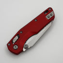 Microtech MSI RAM LOK Mini Red Fluted Aluminum Handles w/ Stonewashed M390MK 210M-10FLRD