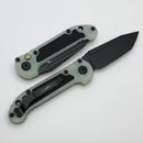 Microtech Knives LUDT Gen III Black Tanto w/ Jade Green G-10 Handle 1136-1GT-JGS-X4