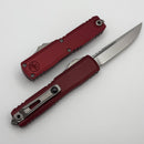Microtech UTX-70 Gen IV w/ Merlot Handle & Stonewash S/E M390MK 11484-10MR