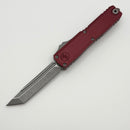 Microtech UTX-70 Gen IV w/ Merlot Handle & Apocalyptic T/E M390MK 11494-10APMR