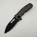 Pre-Owned Demko Shark Cub Stealth Artillery Grey Aluminum Handles & Slicer Shark DLC 20CV
