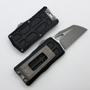 Microtech Exocet II w/ Black Aluminum Handle & Apocalyptic Wharncliffe M390MK 1156-10AP