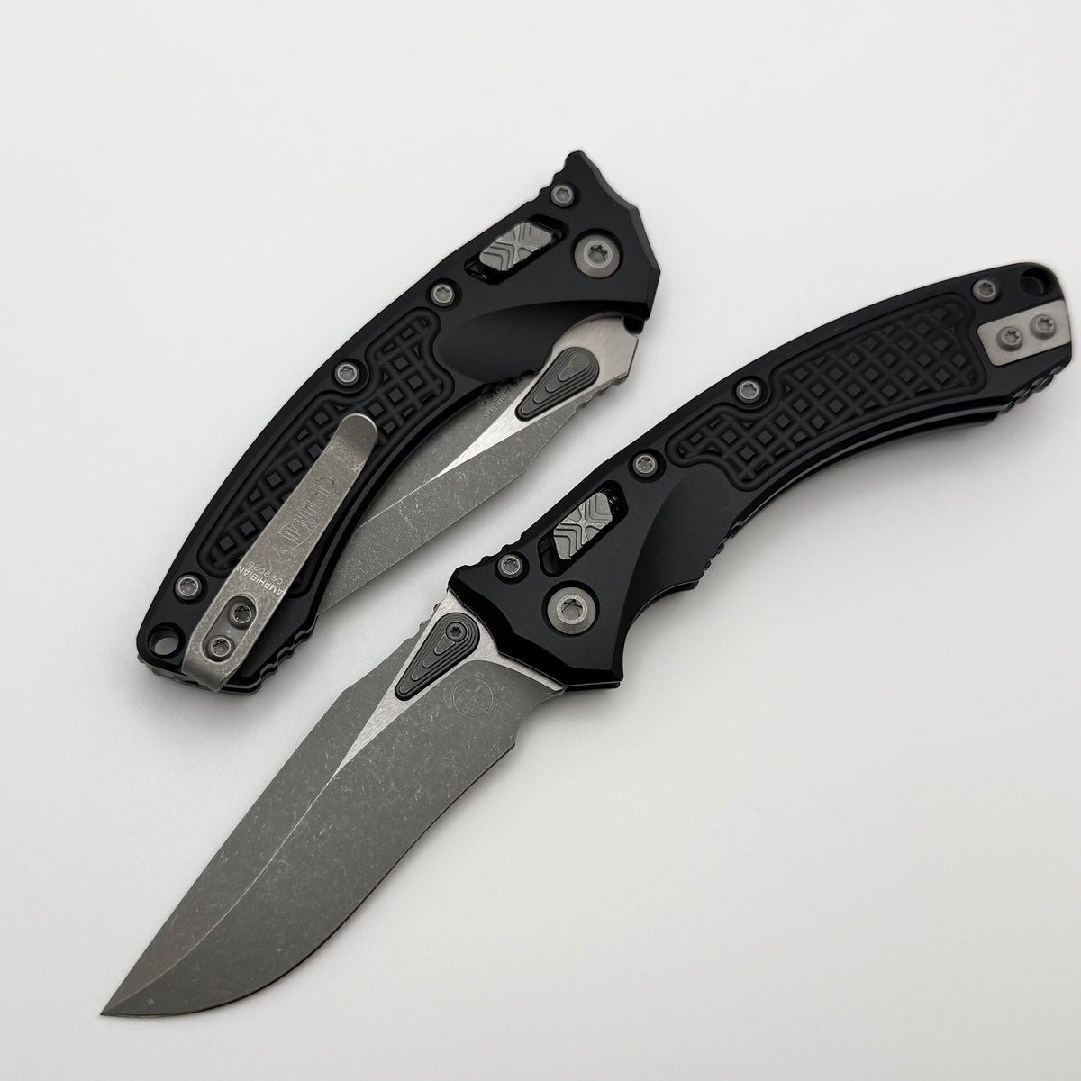 Microtech Amphibian Mini RAM LOK Black Frag Aluminum & Apocalyptic M39