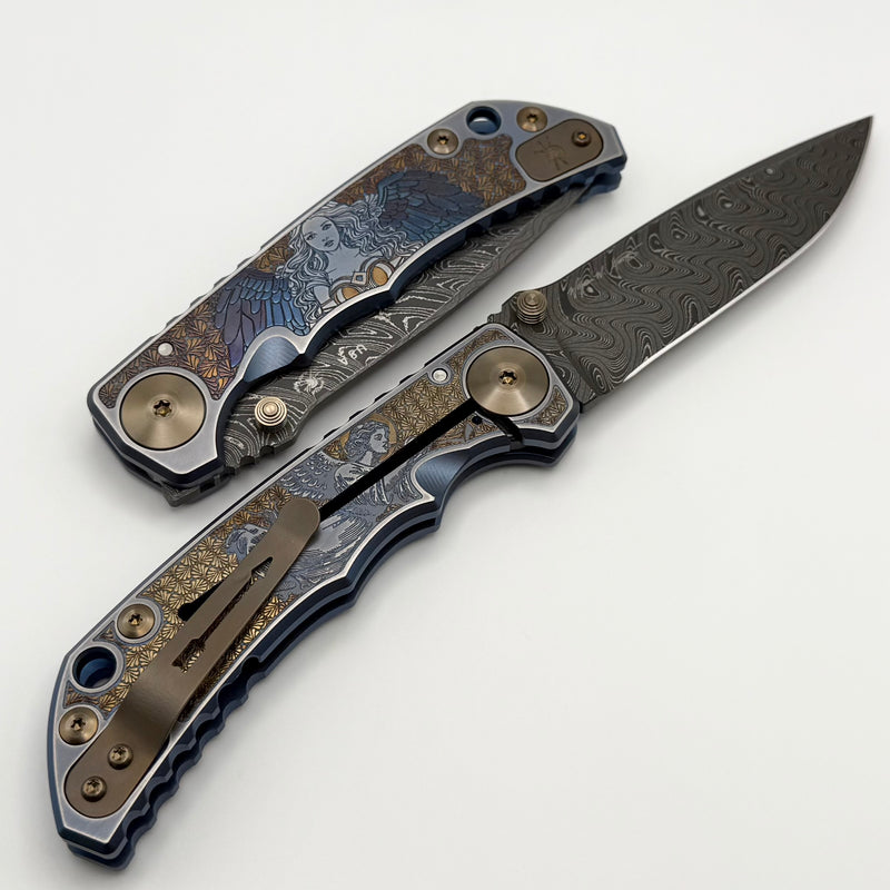 Spartan Blades Harsey Folder Angel Edition & Damascus