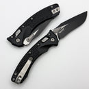 Microtech Amphibian Mini RAM LOK Black Frag Aluminum & Tactical Standard M390MK 137MRL-1FR
