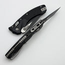 Microtech Amphibian Mini RAM LOK Black Frag Aluminum & Tactical Standard M390MK 137MRL-1FR