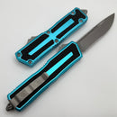 Microtech Scarab 2 Gen 3 S/E Apocalyptic Partial Serrated w/ Turquoise Handle 1278-11APTQ