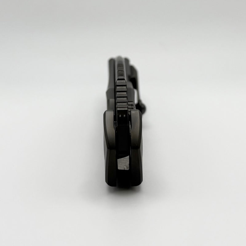 Microtech ANAX Titanium DLC Drop Point & Partial Serrated (190C-2DLCTCFITI Consigned)