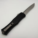 Pre-Owned Microtech Knives Hera II Stonewash Recurve w/ Black Handle 1705-10