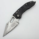 Microtech Borka Stitch F/S Stonewash Standard Topographic Handle 169-12TP