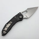 Microtech Borka Stitch F/S Stonewash Standard Topographic Handle 169-12TP