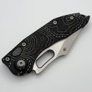 Microtech Borka Stitch F/S Stonewash Standard Topographic Handle 169-12TP