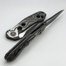 Custom Knife Factory T25 Milled Titanium Handles w/ M398