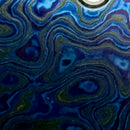 Factory Blem Custom Knife Factory & Rotten Design Full Dress EVO 1.1 ZircuTi Handles w/ Damasteel