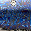 Factory Blem Custom Knife Factory & Rotten Design Full Dress EVO 1.1 ZircuTi Handles w/ Damasteel