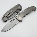 Demko Knives MG AD20 Exclusive Drop Point MagnaCut & Smooth Titanium ONE PER HOUSEHOLD