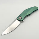 Holt Bladeworks Renegade w/ Titanium Checkered Satin Handles & Stonewashed Near Mirror