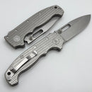 Demko Knives MG AD20 Exclusive Drop Point MagnaCut & Textured Titanium ONE PER HOUSEHOLD