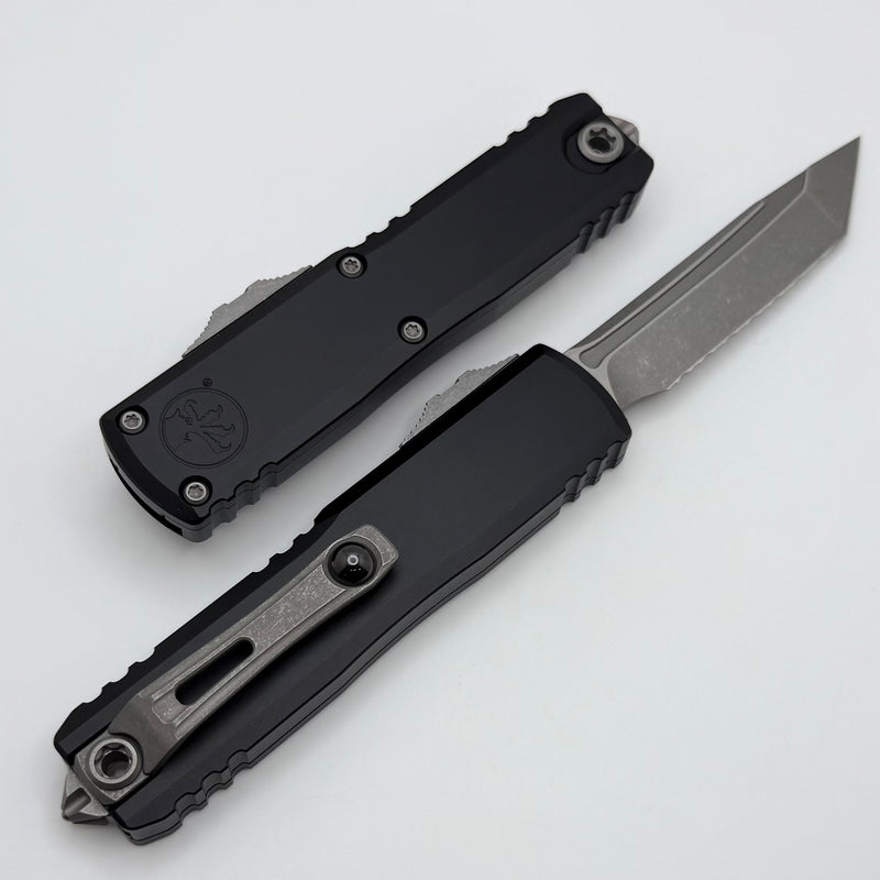 Microtech UTX-85 Gen IV w/ Black Handle & Apocalyptic Full Serrated T/E M390MK 12334-12AP