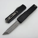 Microtech UTX-85 Gen IV w/ Black Handle & Apocalyptic Full Serrated T/E M390MK 12334-12AP