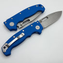 Demko Knives MG AD20 Exclusive Drop Point MagnaCut & Blue G-10 Handles
