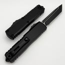 Microtech UTX-85 Gen IV w/ Black Handle & Black Tanto Full Serrated M390MK 12334-3T