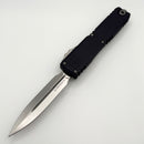 Microtech Ultratech Gen IV D/E Stonewash Standard w/ Graphite Handle 11224-10GP