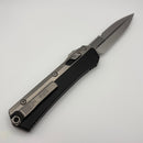 Pre-Owned Microtech Glykon Stonewash Standard Bayonet w/ Bead Blast Overlay 184-10