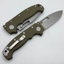 Demko Knives MG AD20 Exclusive Drop Point MagnaCut & OD Green G-10 Handles