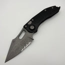 Factory Blem Microtech Borka Stitch Apocalyptic Partial Serrated & Black 169-11AP