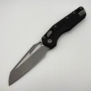 Factory Blem Microtech Knives MSI RAM LOK Black Polymer & M390MK Apocalyptic Standard 210T-10APPMBK